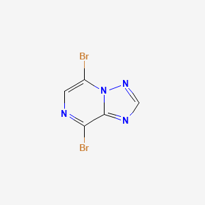 B1391825 5,8-Dibromo-[1,2,4]triazolo[1,5-a]pyrazine CAS No. 959755-46-5