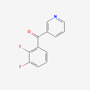 molecular formula C12H7F2NO B13918413 3-(2,3-Difluorobenzoyl)pyridine 