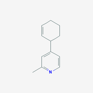 molecular formula C12H15N B1391870 4-(2-环己烯基)-2-甲基吡啶 CAS No. 1187163-31-0