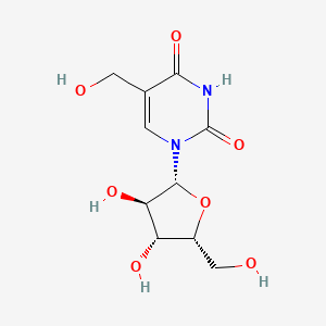 1-[(2R,3R,4R,5R)-3,4-dihydroxy-5-(hydroxymethyl)oxolan-2-yl]-5-(hydroxymethyl)pyrimidine-2,4-dione