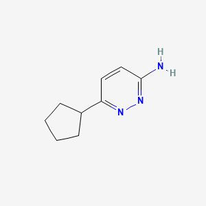 6-Cyclopentyl-3-pyridazinamine