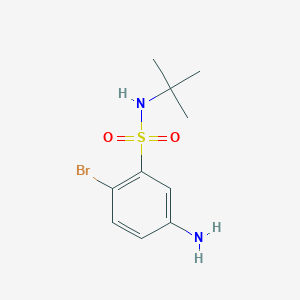 5-amino-2-bromo-N-(tert-butyl)benzenesulfonamide