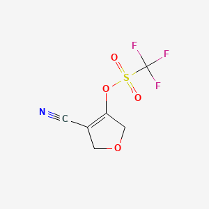 (4-Cyano-2,5-dihydrofuran-3-yl) trifluoromethanesulfonate