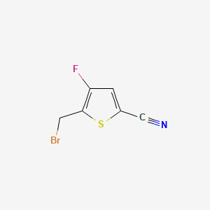 5-(Bromomethyl)-4-fluoro-thiophene-2-carbonitrile