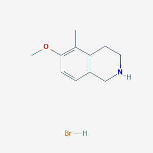 6-Methoxy-5-methyl-1,2,3,4-tetrahydroisoquinoline;hydrobromide