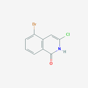 5-Bromo-3-chloroisoquinolin-1(2H)-one