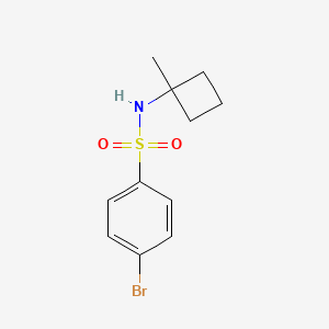 4-Bromo-N-(1-methylcyclobutyl)benzenesulfonamide