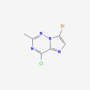 7-Bromo-4-chloro-2-methyl-imidazo[2,1-f][1,2,4]triazine