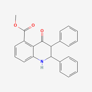 Methyl 4-oxo-2,3-diphenyl-1,2,3,4-tetrahydroquinoline-5-carboxylate