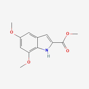 methyl 5,7-dimethoxy-1H-indole-2-carboxylate