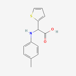 molecular formula C13H13NO2S B13918940 Thiophen-2-yl-p-tolylamino acetic acid 