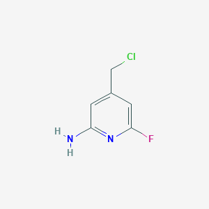 4-(Chloromethyl)-6-fluoropyridin-2-amine