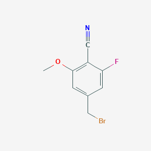 4-(Bromomethyl)-2-fluoro-6-methoxybenzonitrile