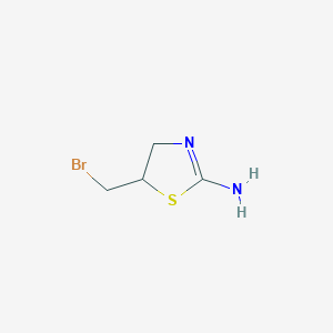 5-(Bromomethyl)-4,5-dihydro-1,3-thiazol-2-amine