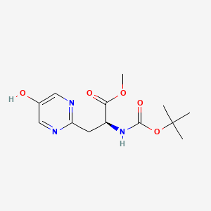 methyl (2S)-2-(tert-butoxycarbonylamino)-3-(5-hydroxypyrimidin-2-yl)propanoate