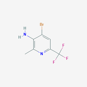 4-Bromo-2-methyl-6-(trifluoromethyl)pyridin-3-amine