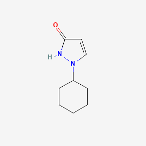 1-Cyclohexyl-1,2-dihydro-3H-pyrazol-3-one