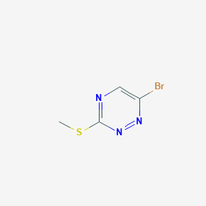 6-Bromo-3-(methylthio)-1,2,4-triazine