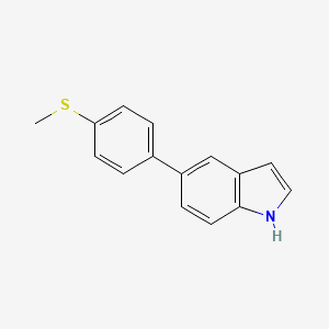 5-[4-(Methylsulfanyl)phenyl]-1H-indole