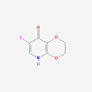 7-Iodo-2,3-dihydro-[1,4]dioxino[2,3-b]pyridin-8-ol