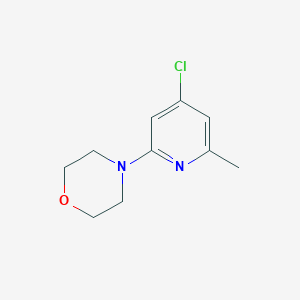 2-Methyl-4-chloro-6-morpholino-pyridine