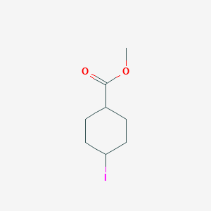 molecular formula C8H13IO2 B13919232 Methyl 4-iodocyclohexane-1-carboxylate 