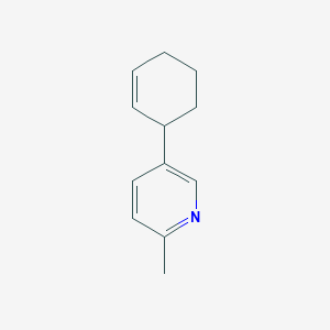 molecular formula C12H15N B1391930 5-(2-环己烯基)-2-甲基吡啶 CAS No. 1187163-28-5