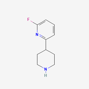 2-Fluoro-6-(piperidin-4-yl)pyridine