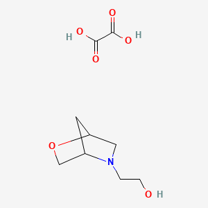 2-[(1S,4S)-2-oxa-5-azabicyclo[2.2.1]heptan-5-yl]ethanol;oxalic acid