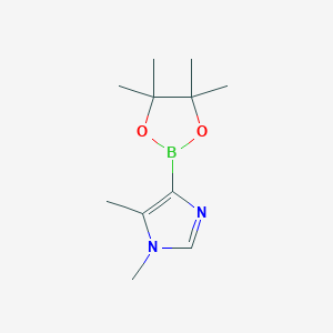 molecular formula C11H19BN2O2 B13919359 1,5-Dimethyl-4-(4,4,5,5-tetramethyl-1,3,2-dioxaborolan-2-yl)imidazole 