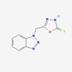 5-Benzotriazol-1-ylmethyl-[1,3,4]oxadiazole-2-thiol