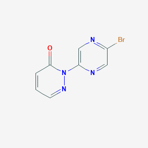 2-(5-Bromopyrazin-2-yl)pyridazin-3(2H)-one