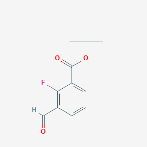 Tert-butyl 2-fluoro-3-formylbenzoate