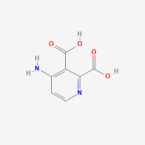 molecular formula C7H6N2O4 B13919545 4-Aminopyridine-2,3-dicarboxylic acid 