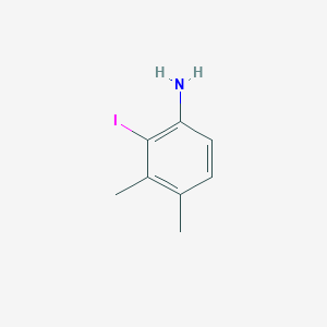 molecular formula C8H10IN B13919573 2-Iodo-3,4-dimethylbenzenamine 