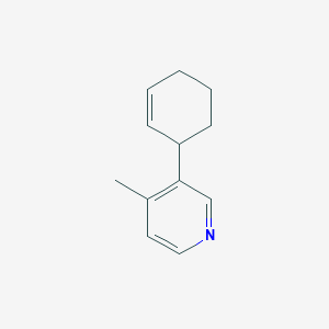molecular formula C12H15N B1391968 3-(2-环己烯基)-4-甲基吡啶 CAS No. 1187163-25-2