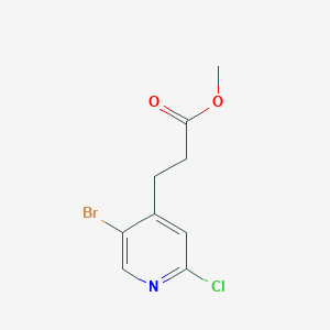 Methyl 3-(5-bromo-2-chloropyridin-4-yl)propanoate