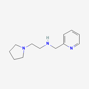 molecular formula C12H19N3 B13919689 n-(Pyridin-2-ylmethyl)-2-(pyrrolidin-1-yl)ethan-1-amine CAS No. 163165-83-1