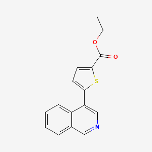 Ethyl 5-(Isoquinolin-4-yl)thiophene-2-carboxylate