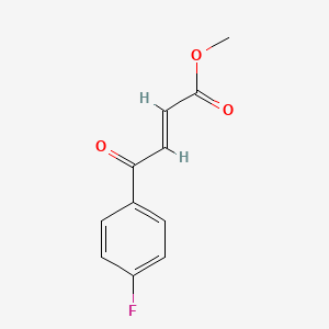 molecular formula C11H9FO3 B13919706 methyl (2E)-4-(4-fluorophenyl)-4-oxobut-2-enoate 