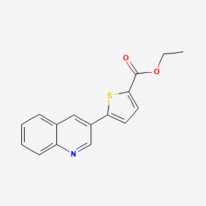 Ethyl 5-(Quinolin-3-yl)thiophene-2-carboxylate
