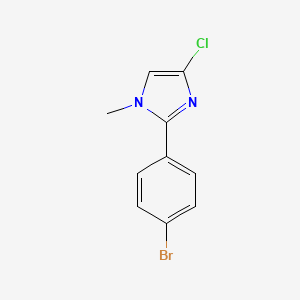 2-(4-Bromophenyl)-4-chloro-1-methyl-1H-imidazole