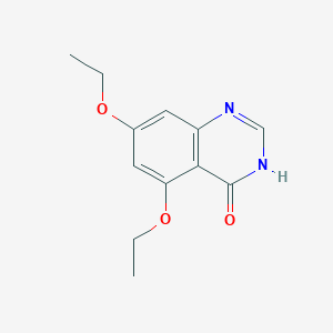 molecular formula C12H14N2O3 B13919720 5,7-diethoxyquinazolin-4(3H)-one 