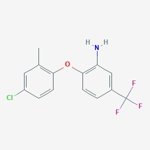 2-(4-Chloro-2-methylphenoxy)-5-(trifluoromethyl)aniline