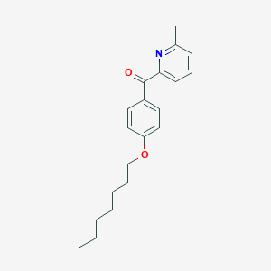 molecular formula C20H25NO2 B1391973 2-(4-庚氧基苯甲酰)-6-甲基吡啶 CAS No. 1187164-53-9