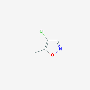 molecular formula C4H4ClNO B13919847 4-Chloro-5-methylisoxazole CAS No. 7064-36-0