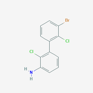 3'-Bromo-2,2'-dichloro-[1,1'-biphenyl]-3-amine