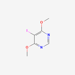 molecular formula C6H7IN2O2 B13919938 5-Iodo-4,6-dimethoxypyrimidine 