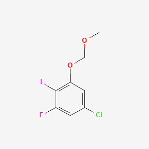 5-Chloro-1-fluoro-2-iodo-3-(methoxymethoxy)benzene