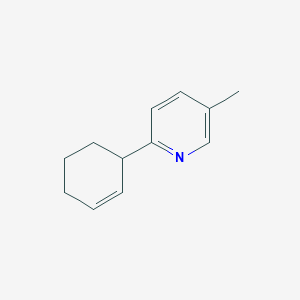 molecular formula C12H15N B1392000 2-(2-环己烯基)-5-甲基吡啶 CAS No. 1187163-22-9